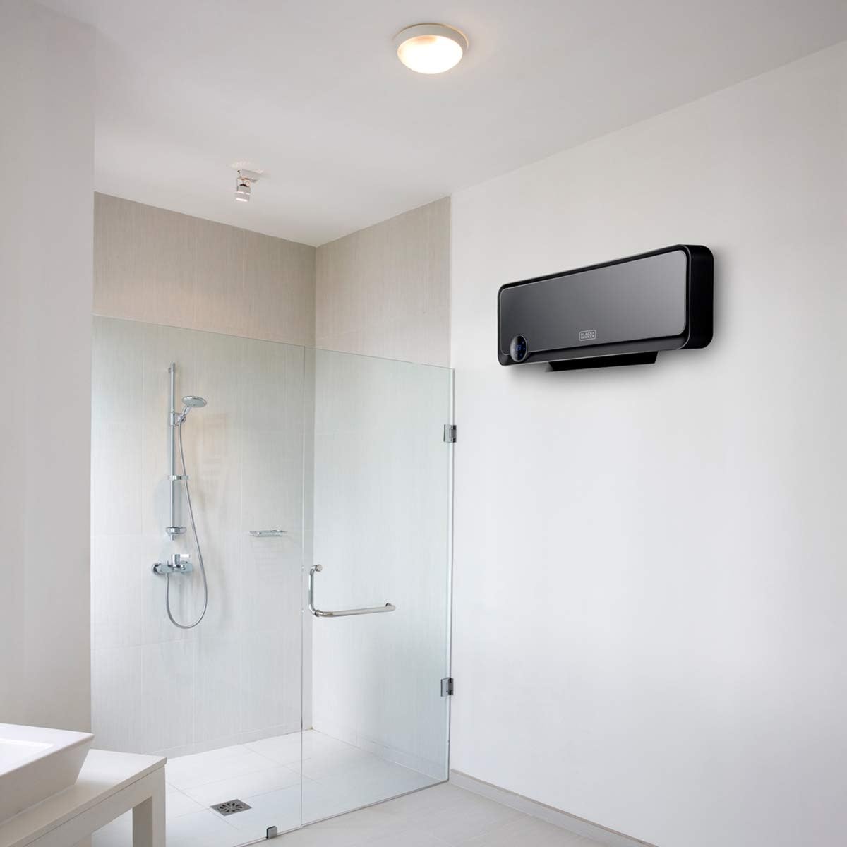 Ceramic Heater Wall Mounted Electric Bathroom Heater 2000W