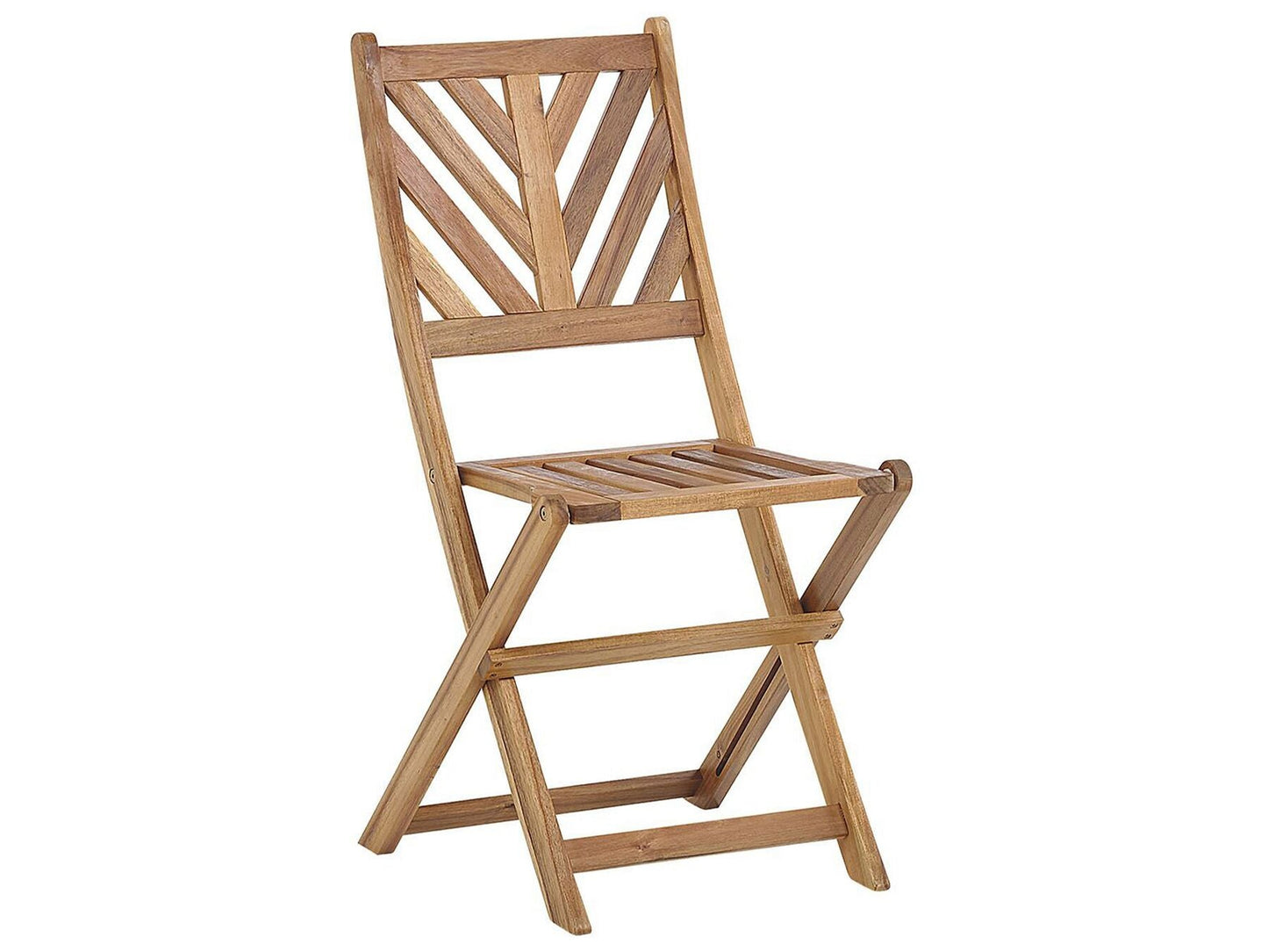 Bistro Patio Set Wooden Table and 2 Chairs Outdoor Garden Furniture