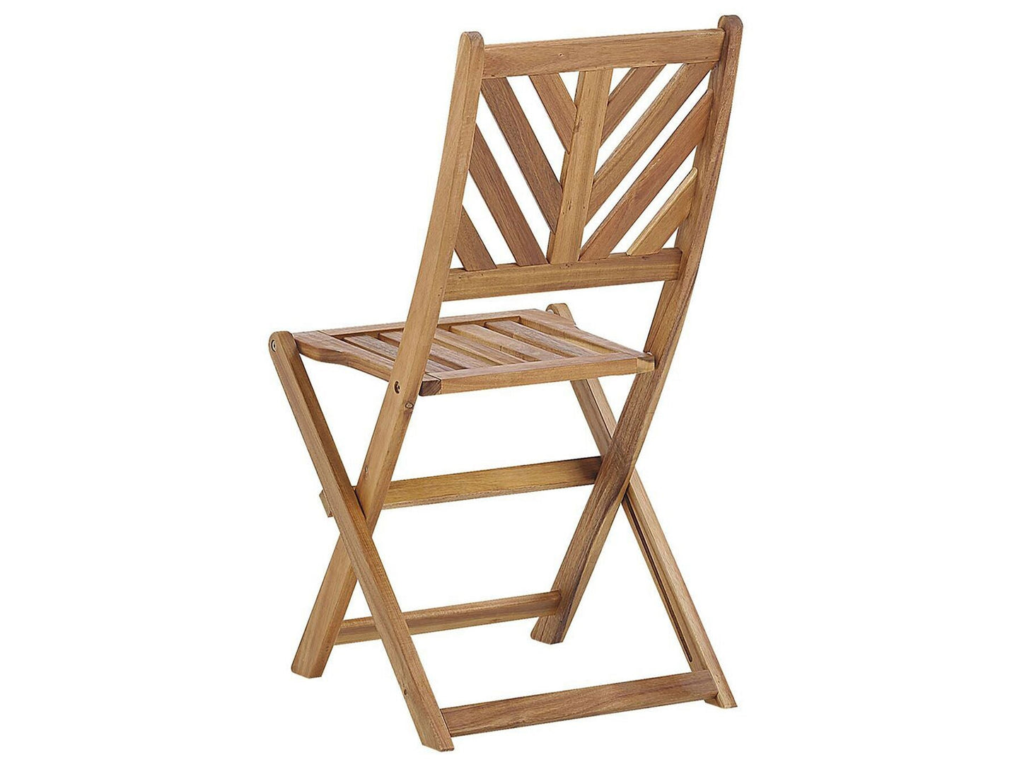 Bistro Patio Set Wooden Table and 2 Chairs Outdoor Garden Furniture