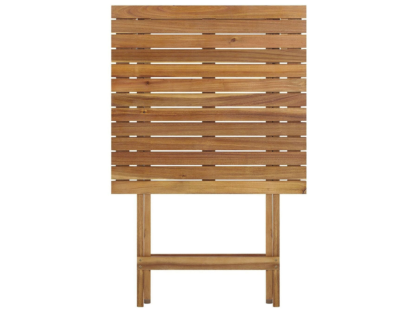 Bistro Patio Set Wooden Table and 2 Chairs Outdoor Garden Furniture