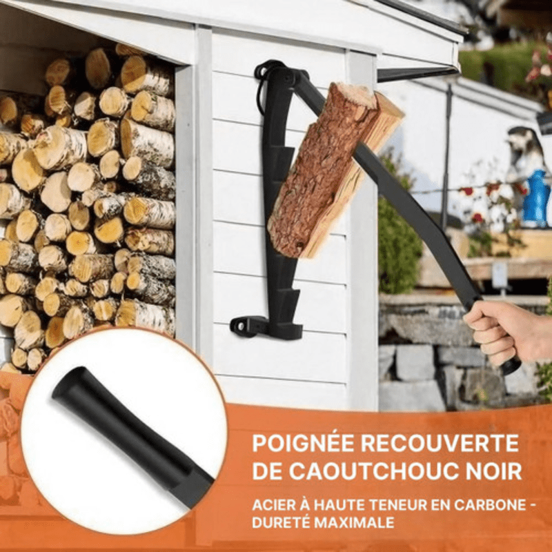 Wall Mounted Manual Wood Splitter Log Splitter Hand Operated