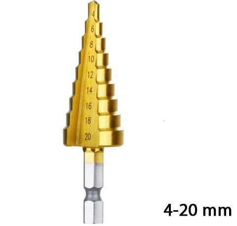 Titanium Drill Bit High Performance Durable Cutting Tool for Metal Wood Plastic