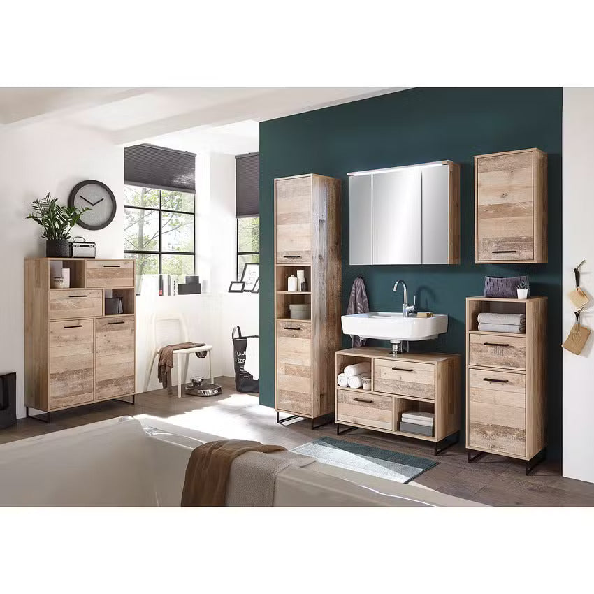 Bathroom Tower Cabinet Storage Organizer
