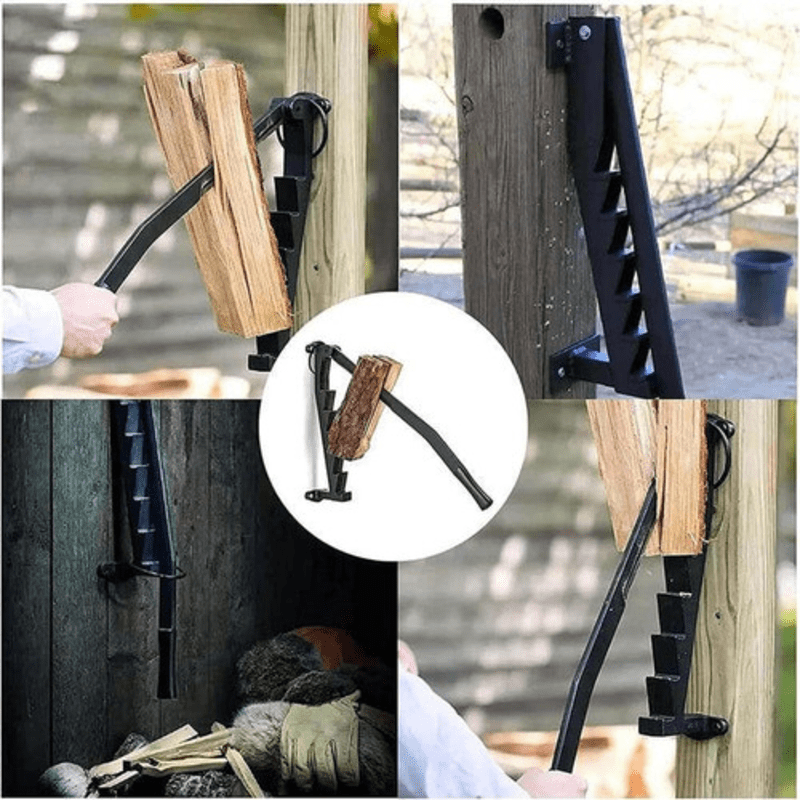 Wall Mounted Manual Wood Splitter Log Splitter Hand Operated