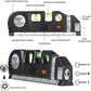 Multifunction Laser Level with Measuring Tape and Ruler