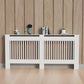 White Radiator Cover Decorative Wall Mounted Panel