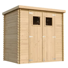 Wooden Garden Shed 6.7ft x 4.7ft x 6.6ft 24 sqft Outdoor Storage Shed