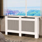 White Radiator Cover Decorative Wall Mounted Panel