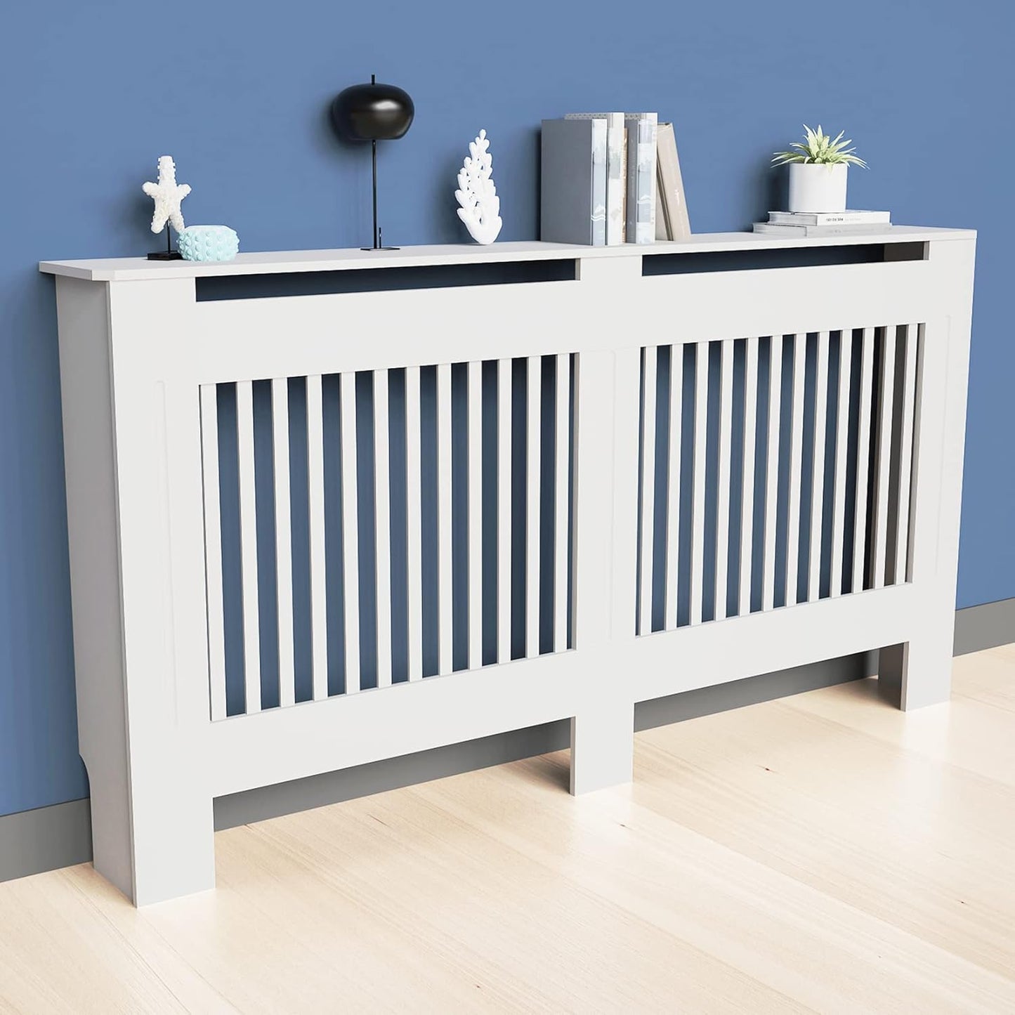 White Radiator Cover Decorative Wall Mounted Panel