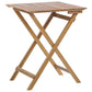 Bistro Patio Set Wooden Table and 2 Chairs Outdoor Garden Furniture