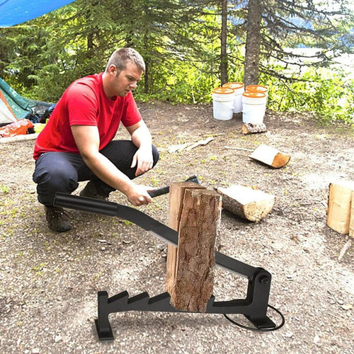 Wall Mounted Manual Wood Splitter Log Splitter Hand Operated