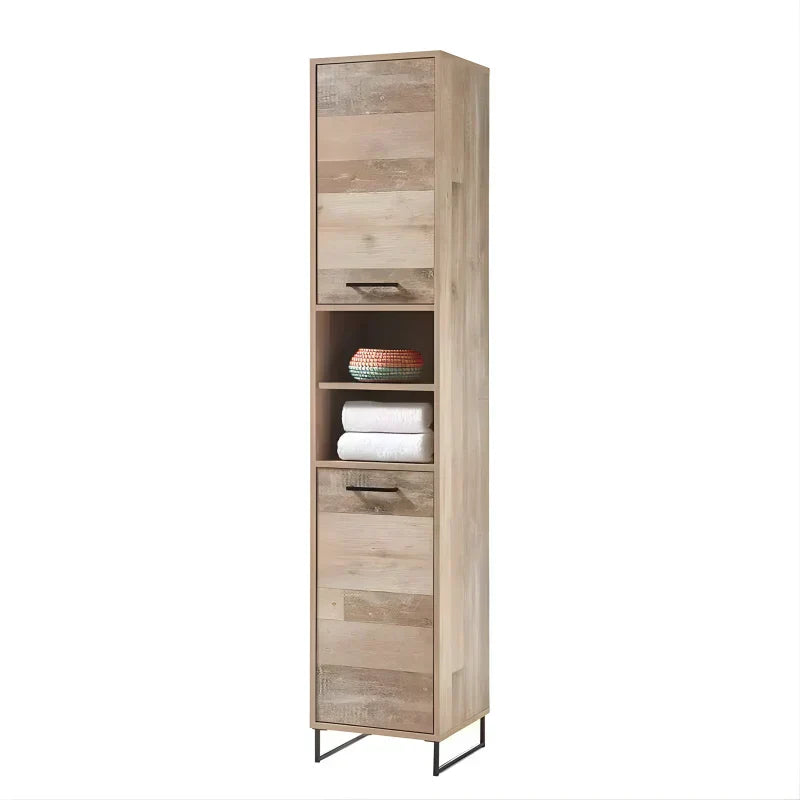 Bathroom Tower Cabinet Storage Organizer