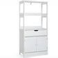 Bathroom Vanity Cabinet with Drawers and 2 Shelves White Storage Organizer