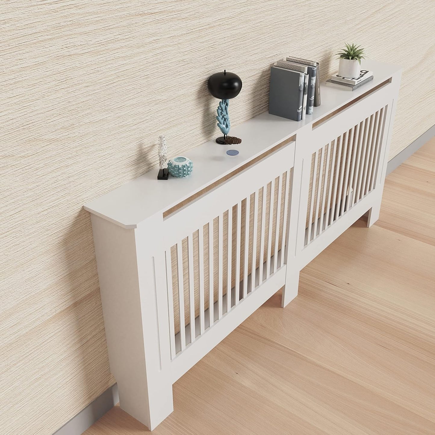 White Radiator Cover Decorative Wall Mounted Panel