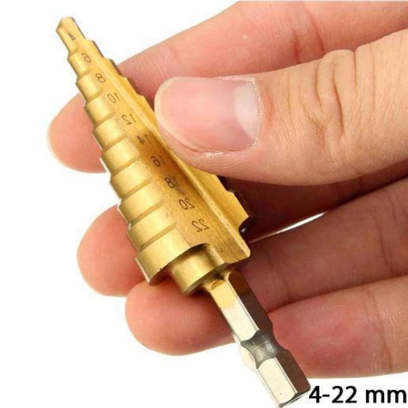 Titanium Drill Bit High Performance Durable Cutting Tool for Metal Wood Plastic