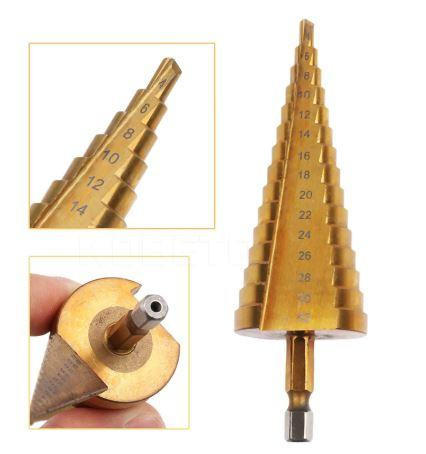 Titanium Drill Bit High Performance Durable Cutting Tool for Metal Wood Plastic
