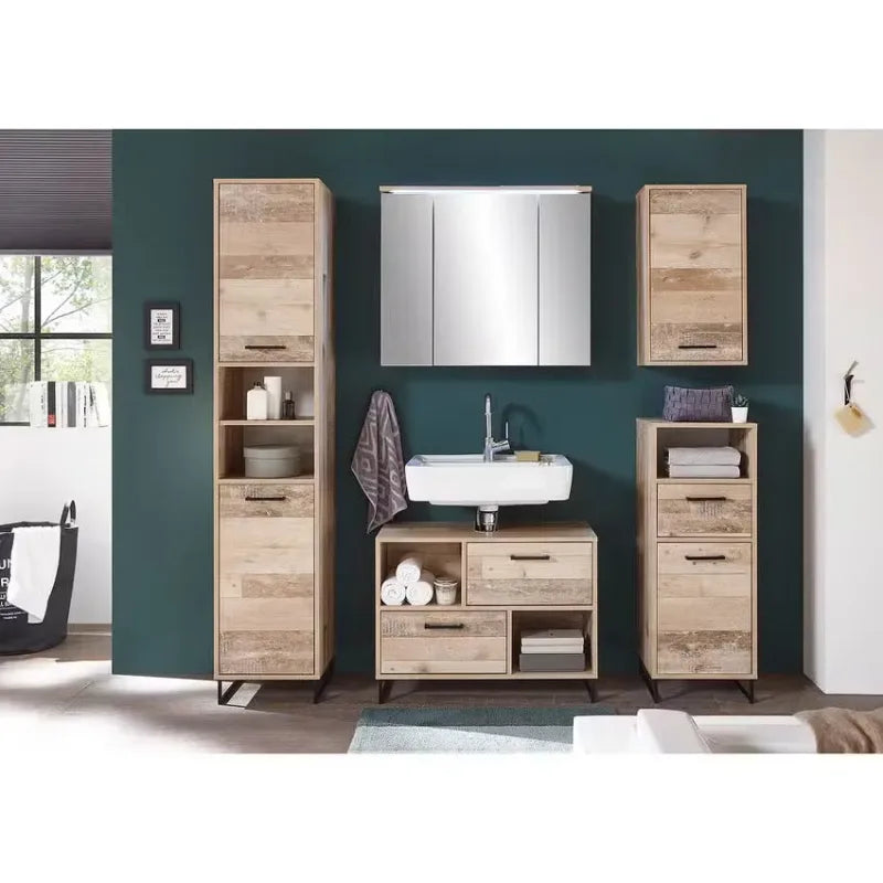 Bathroom Tower Cabinet Storage Organizer